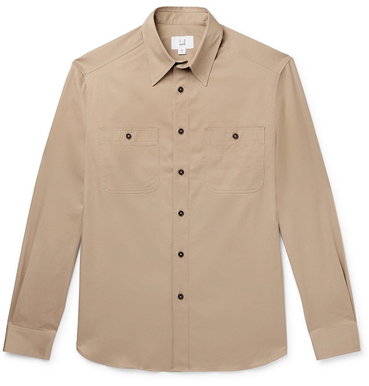 Photo: Dunhill - Cotton-Twill Shirt - Brown