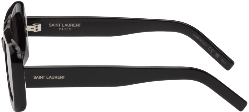 サングラス SAINT LAURENT Black Acetate Sl 534 Sunglasses SL 534 Sunrise rectangle sunglasses in black - Saint Laurent