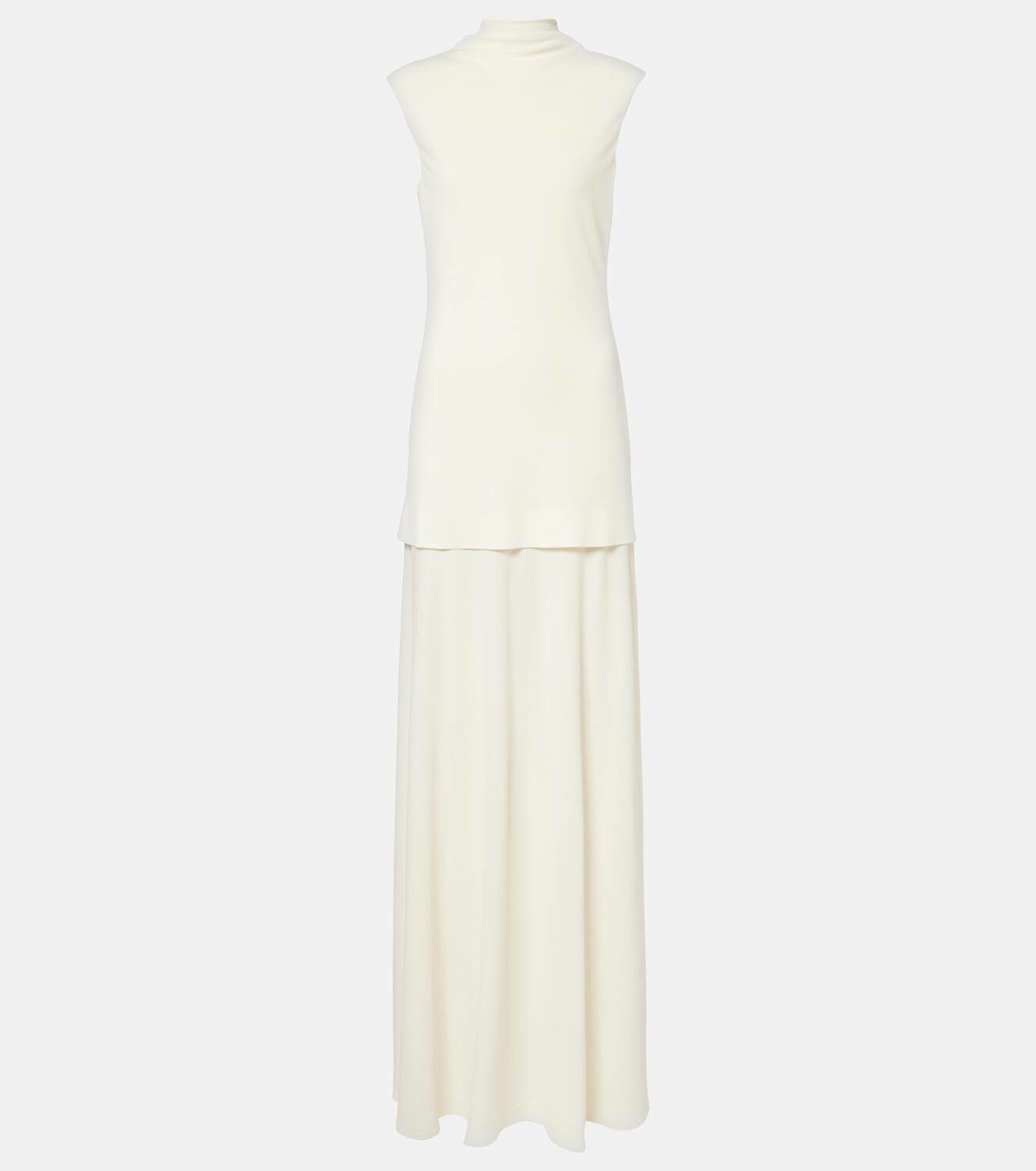 【関税＆送料込み】Jil Sander Acid Green Dress Jil Sander - Jacquard devoré maxi dress Jil Sander