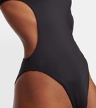 Saint Laurent Strapless cutout swimsuit