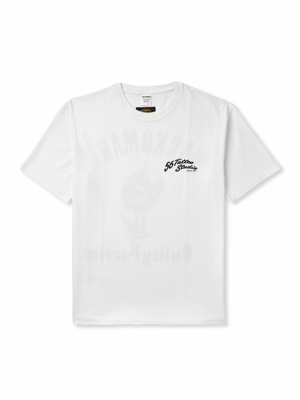 Wacko Maria Men's Dead Kennedys Crew Neck T-Shirt in White