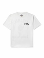 Wacko Maria - 56 Tattoo Studio Printed Cotton-Jersey T-Shirt - White