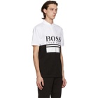 Boss White and Black Pavel Polo