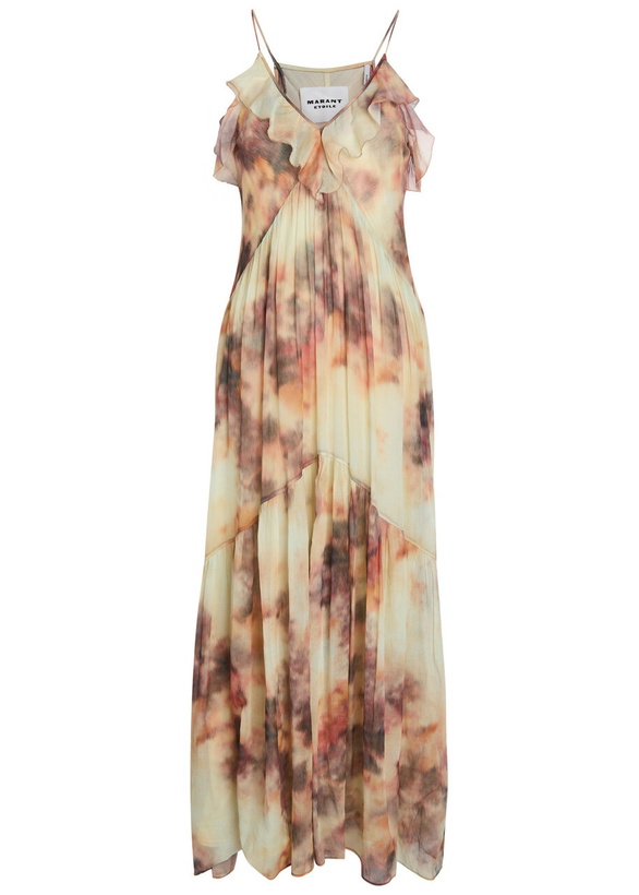Photo: Isabel Marant étoile Vasmila Printed Cotton Maxi Dress Multicoloured