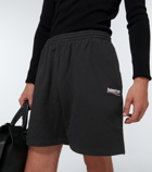 Balenciaga - Printed cotton jersey shorts