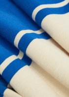 Gant Striped Cotton Rugby Shirt Blue