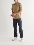 JAMES PERSE - Slim-Fit Supima Cotton-Jersey Polo Shirt - Brown