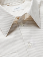 LEMAIRE - Striped Cotton-Poplin Shirt - Neutrals - IT 46