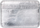 Acne Studios Silver Embossed-Logo Card Holder