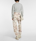 Marant Etoile Vayoneo printed denim cargo pants