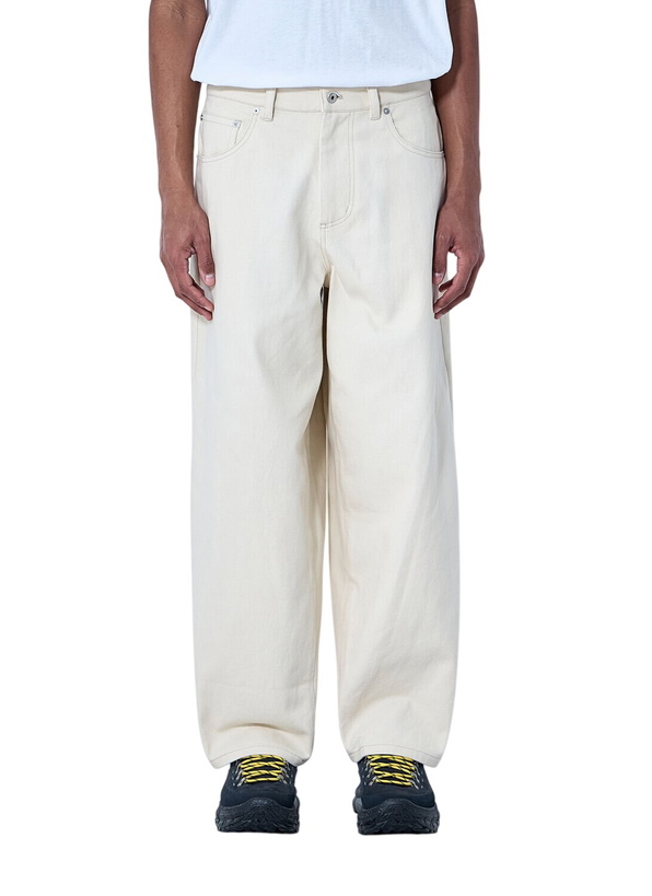 Photo: Metalwood Wide-Leg Denim Trousers
