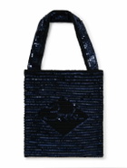 BODE - Spotlight Sequin-Embellished Wool Tote