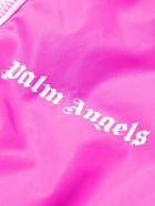 Palm Angels - Logo-Print Striped Padded Shell Track Jacket - Pink