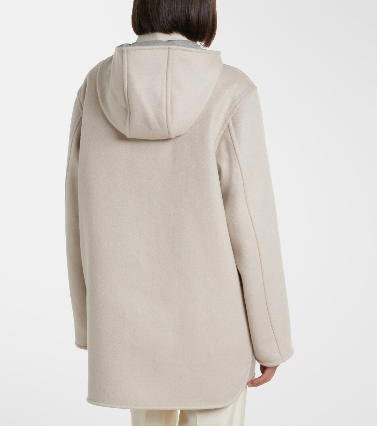 Moncler Hemiptere wool and cashmere jacket
