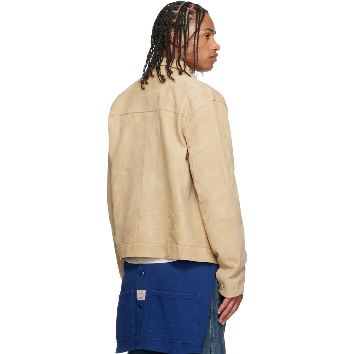 Polo Ralph Lauren Beige 'The Ashdale' Suede Jacket