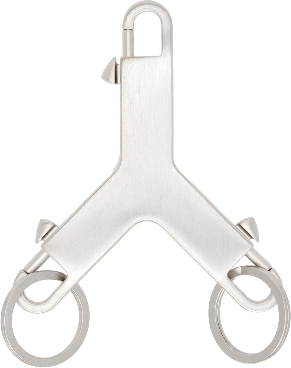 Rick Owens Silver Concordians Cerberus Keychain