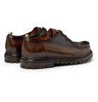 Officine Creative - Volcov Polished-Leather Derby Shoes - Dark brown