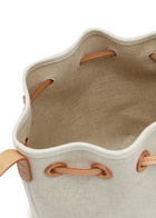 Mansur Gavriel Mini Canvas Bucket bag - Natural - One Size