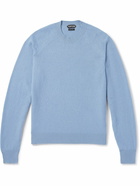 TOM FORD - Wool and Cashmere-Blend Sweater - Blue