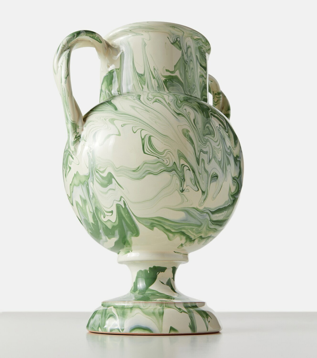 Cabana Marbled ceramic vase