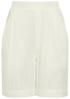 Delos Lazarus Textured Woven Shorts White