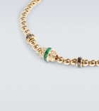Rainbow K Empress 18kt gold bracelet with emeralds and diamonds