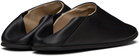 CHRISTEN SSENSE Exclusive Black Big Bootie Mule Loafers