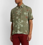 Fendi - Printed Woven Shirt - Green