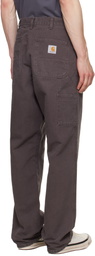 Carhartt Work In Progress Brown Single Knee Trousers