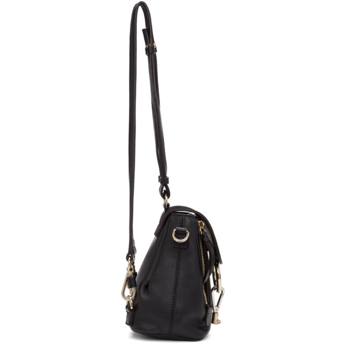 Chloe Black Mini Faye Backpack Chloe