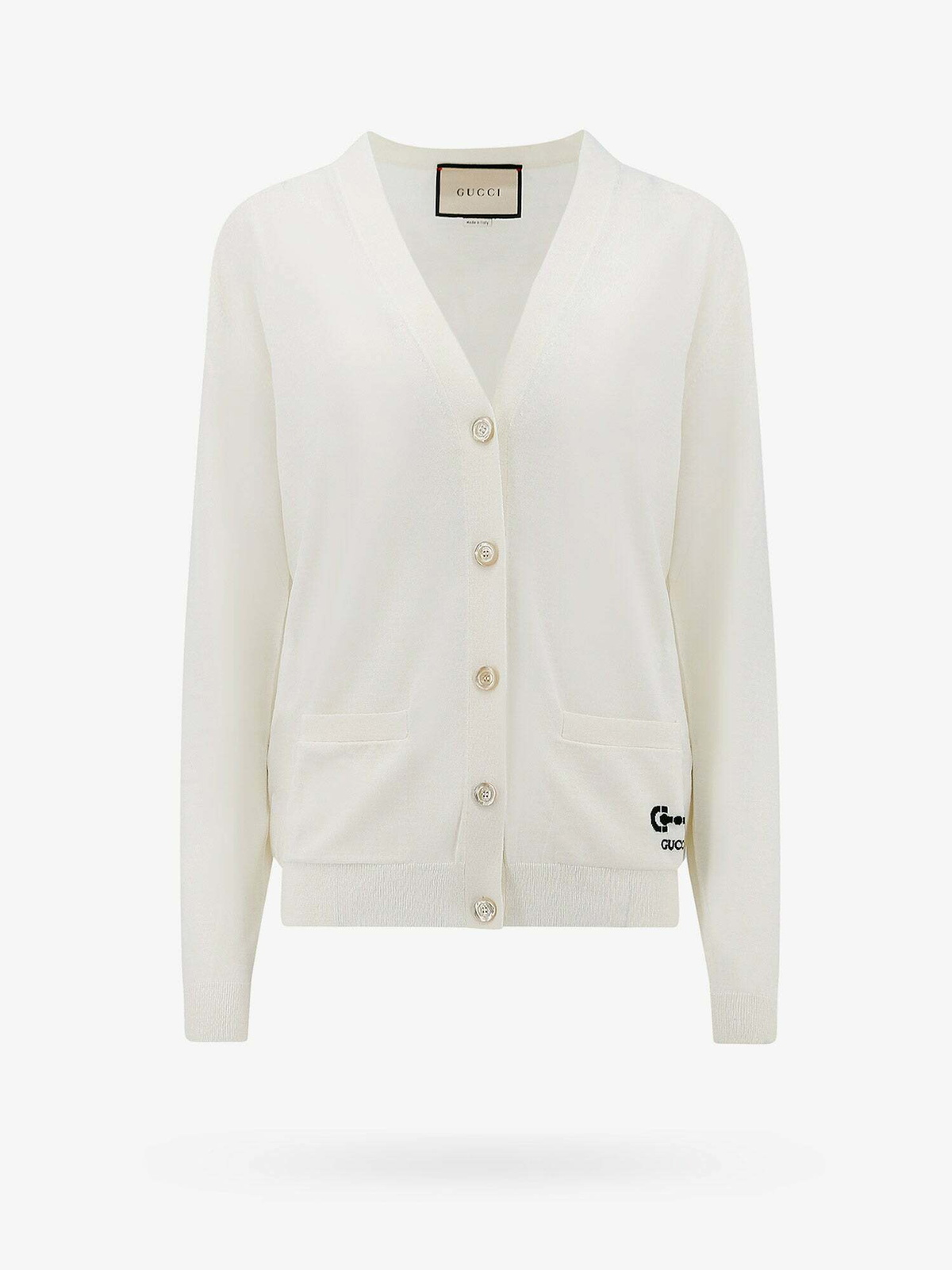 White gucci clearance cardigan