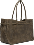 MARGESHERWOOD Taupe Grandma Used Large Tote