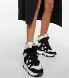 Isabel Marant - Balskee leather wedge sneakers