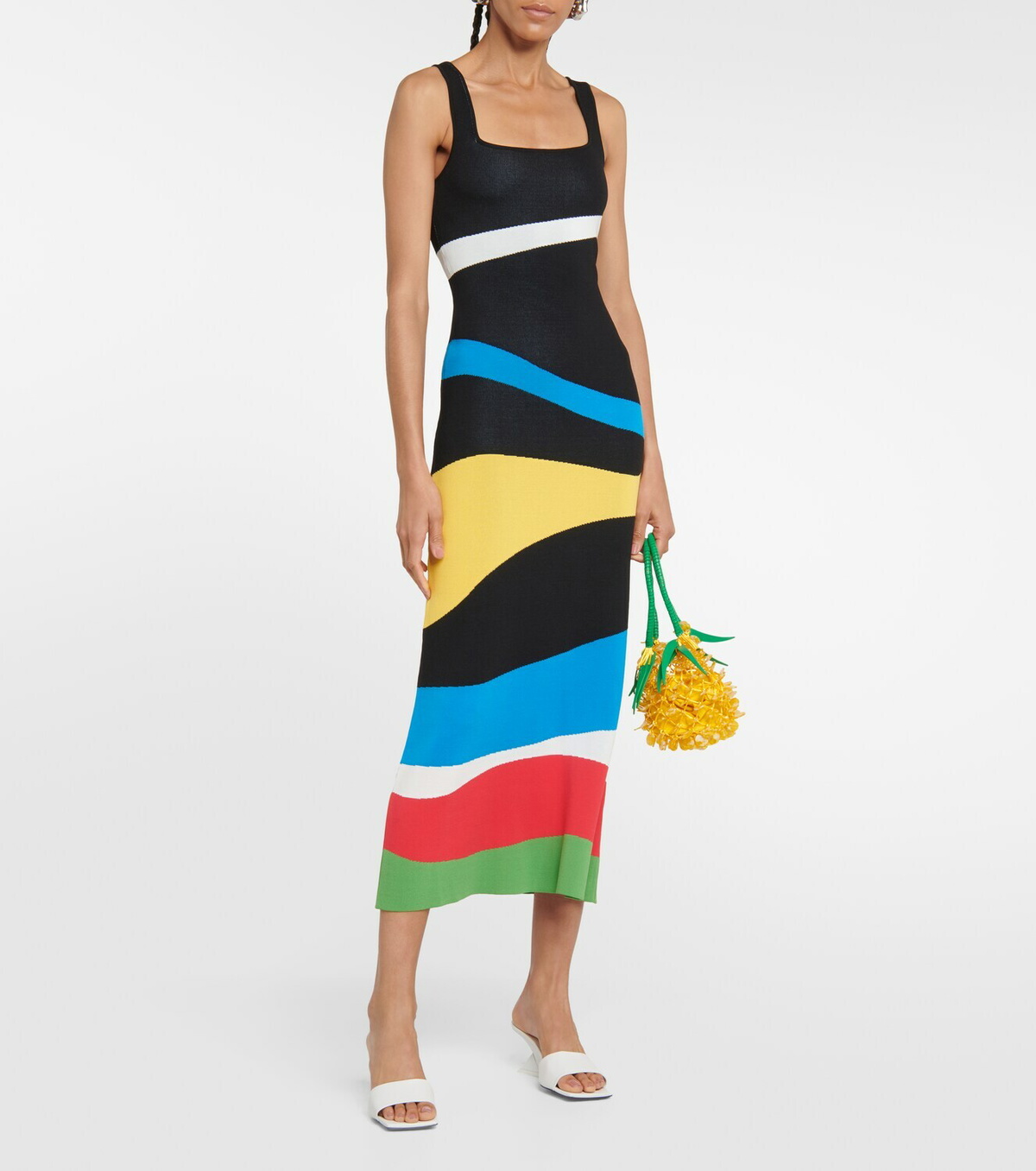 Staud Katie sleeveless midi dress Staud Staud Katie sleeveless midi dress Staud