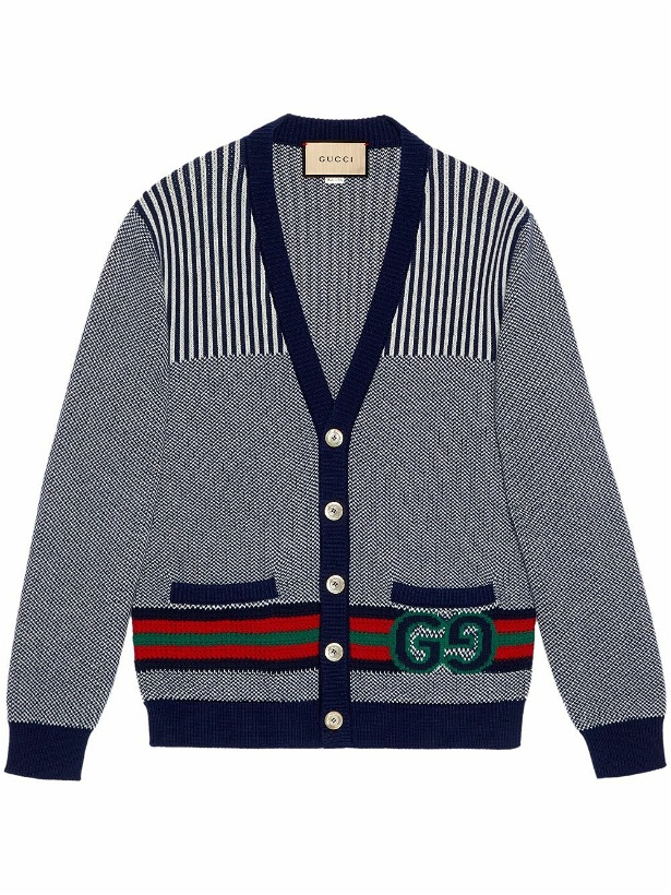 Photo: GUCCI - Wool Cardigan With Gg