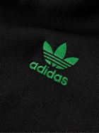 adidas Originals - Logo-Embroidered Striped Piqué Shirt - Black