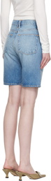 SLVRLAKE Blue Bermuda Denim Shorts