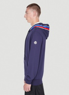 Moncler - Logo Hooded Sweatshirt in Navy