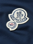 Moncler - Logo-Appliquéd Cotton-Jersey T-Shirt - Blue