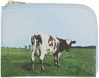 Undercover Blue Pink Floyd Cow Print Wallet