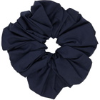 Maryam Nassir Zadeh Navy Camellia Scrunchie