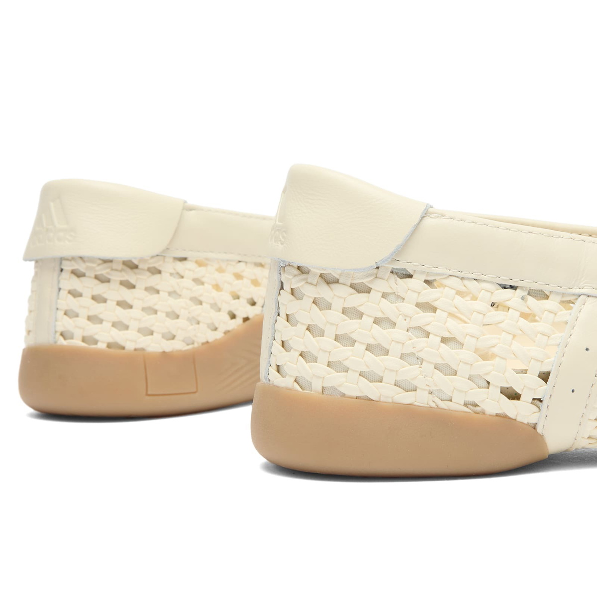 Adidas Women's Taekwondo Mei Ballet W Sneaker in Cream White/Cream White/Gum