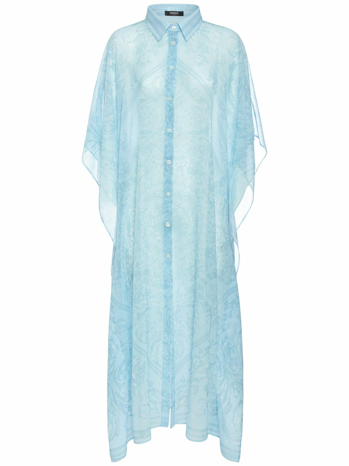 white christmas dresses Nicoblu Luna Chiffon Kaftan in Rhinestones and Black M main image 1