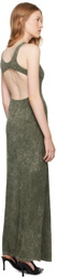 Diesel Green D-Avena-P1 Maxi Dress