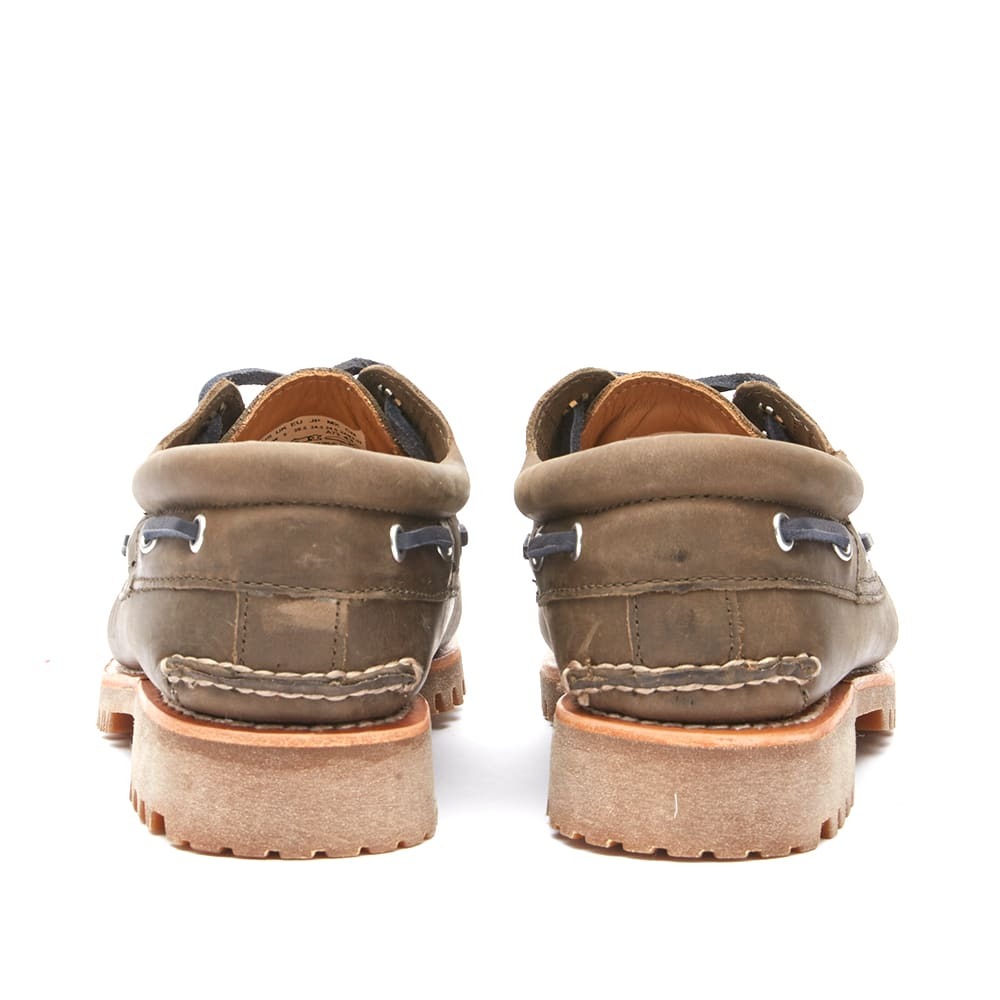 Timberland Men's 3-Eye Classic Lug Shoe in Olive Full Grain Timberland