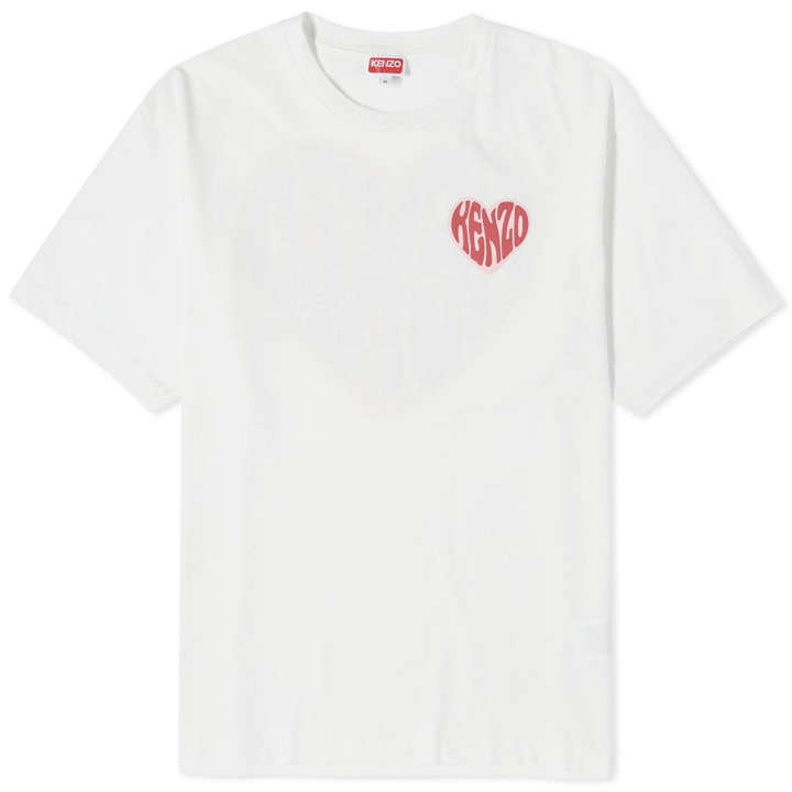 Photo: Kenzo Paris Men's Kenzo Hearts Oversized T-Shirt in Midnight Blue