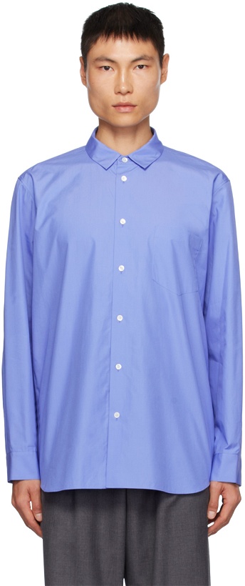 Photo: ATON Blue Broad Shirt