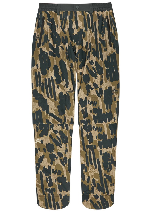 Photo: Malbon Tour Divot Camouflage-print Nylon Trousers Multicoloured