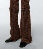 Gucci - Polka-dot velvet suit pants
