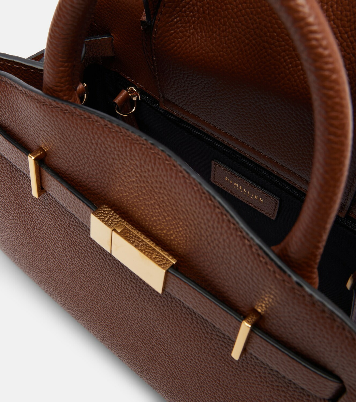 DeMellier Hudson Small leather top-handle bag